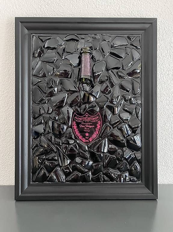 Poster & Bilder: Dom Perignon Rose Wandbild Champagner Deko – Gebraucht aus Mägenwil von Jan.k02