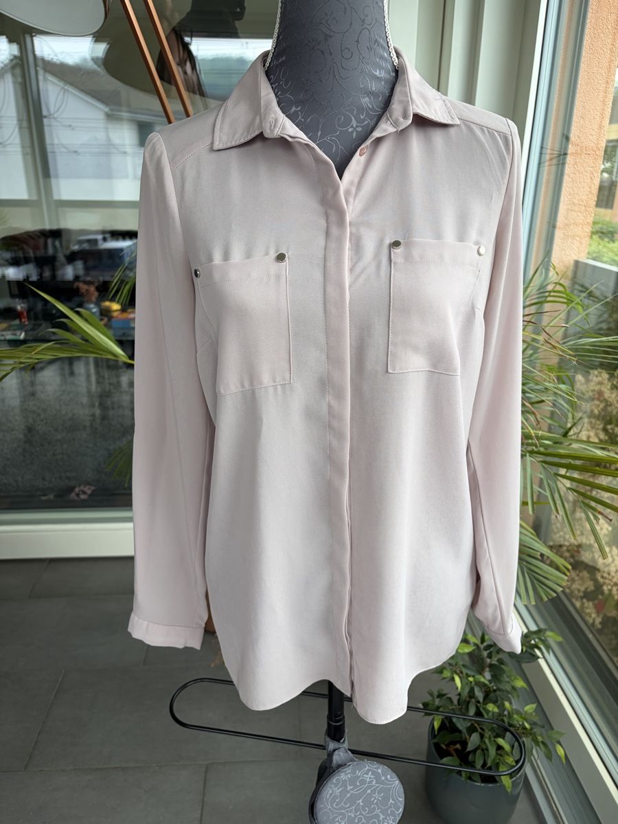 Camicette: Dusty Rose Long-Sleeve Blouse size 36 – Usato da Oberwil BL venduto da sucrine 1
