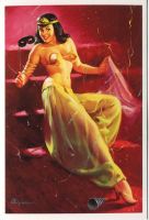 Postkarte "Pin-up".