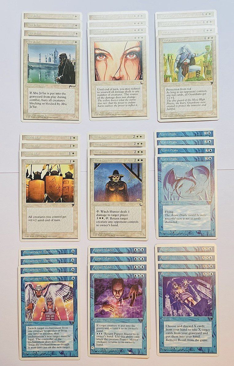 Magic The Gathering Sammelbilder & Trading cards: Magic The Gathering Uncommon Set 4x 25 Chronicles – Gebraucht aus Duggingen von nad_6yzh 2