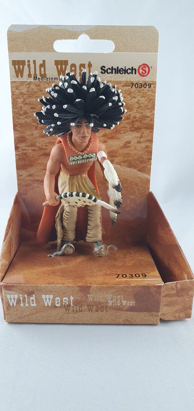 Schleich Statuette: Schleich 70309 Wild West Figur Medizinmann – Nuovo (secondo la descrizione) da Birr venduto da waruco 1