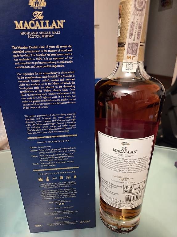 Macallan Bevande alcoliche: Macallan 18 Years Double Cask - Annual 2021 Release - OVP – Usato da Horw venduto da iglu370 1