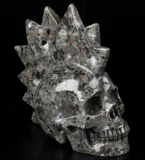 Minerali & Pietre curative: Punk Skull UV Yooperlite – Nuovo (secondo la descrizione) da Walenstadt venduto da vkt_qc8d 1