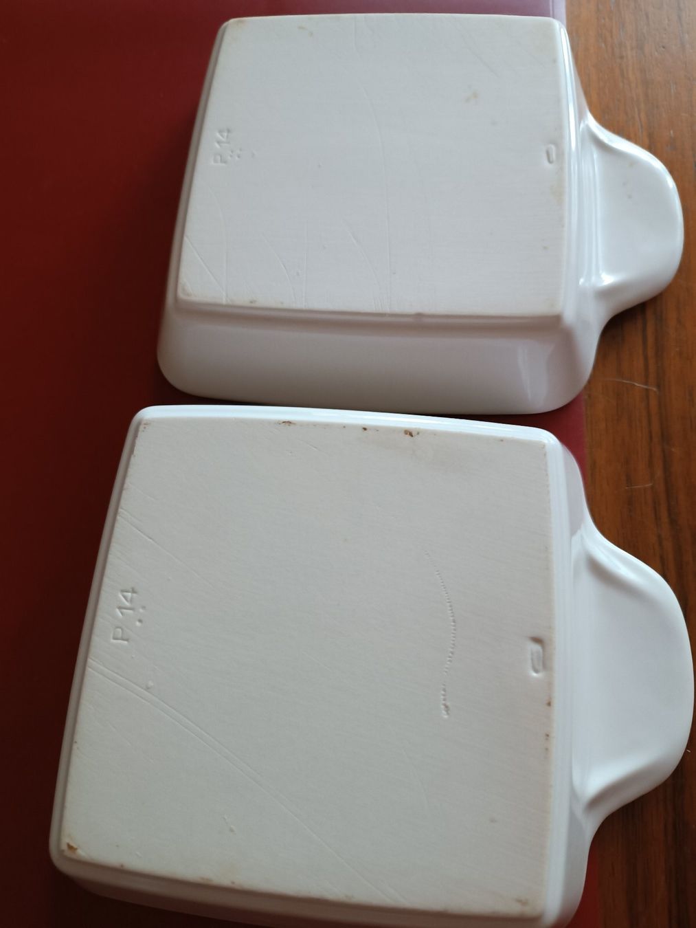 Teglie da forno: Back- oder Souffléform weiss 2 Stück – Nuovo (secondo la descrizione) da Horn venduto da sonjamenzi 2