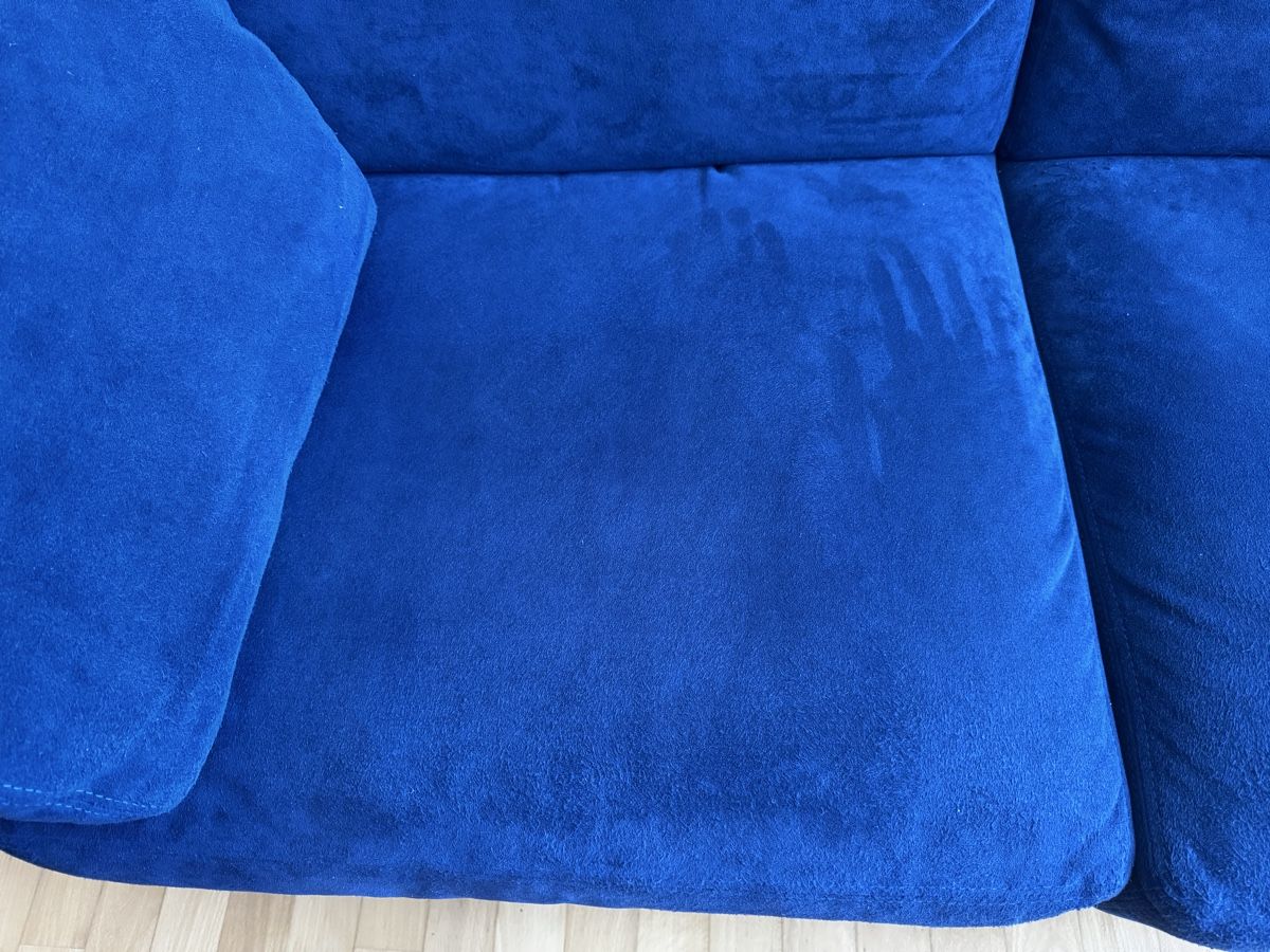 Divani: 2-Sitzer Sofa dunkelblau alcantara gebraucht – Usato da Sursee venduto da Nozi99 1