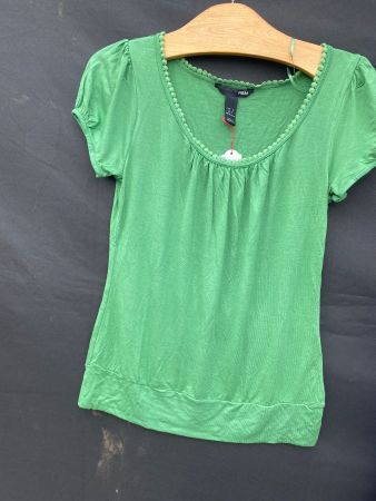 H&M Shirt, flaschengrün, Gr.S