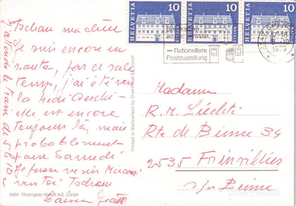 Ansichtskarten: Grenchen SO // 1973 Eterna – Gebraucht aus Basel von intermezzo12 1