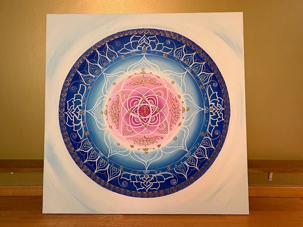 Foto & Immagini: Wandbilder / Mandala - Baum des Lebens & Iris Auge – Usato da Winterthur venduto da DDominik 1