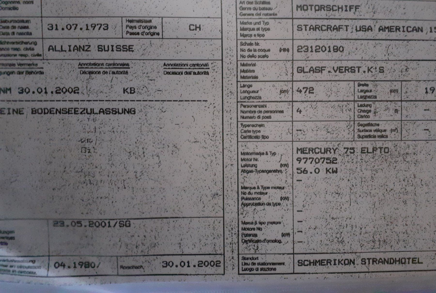 Mercury Motori: Mercury 75 ELPTO – Usato da Zürich venduto da Crocuda 4