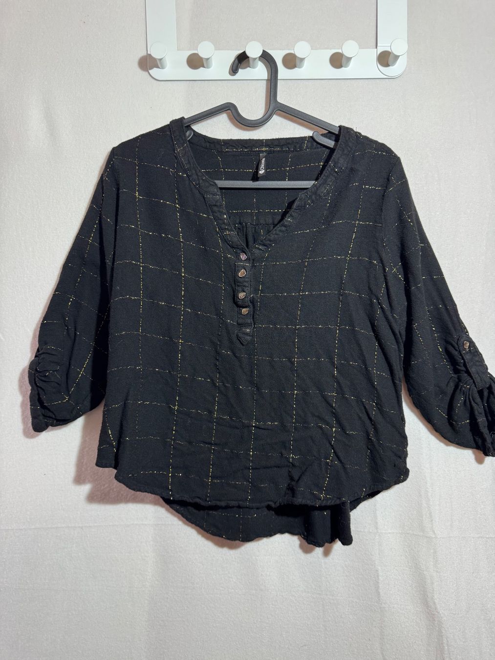 H&M Camicette: Karierte Bluse von H&M Gr. L – Usato da Grosswangen venduto da second_hand_dress