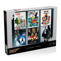 Top Trumps 1000 Teile Puzzle James Bond "All 6 Bonds"