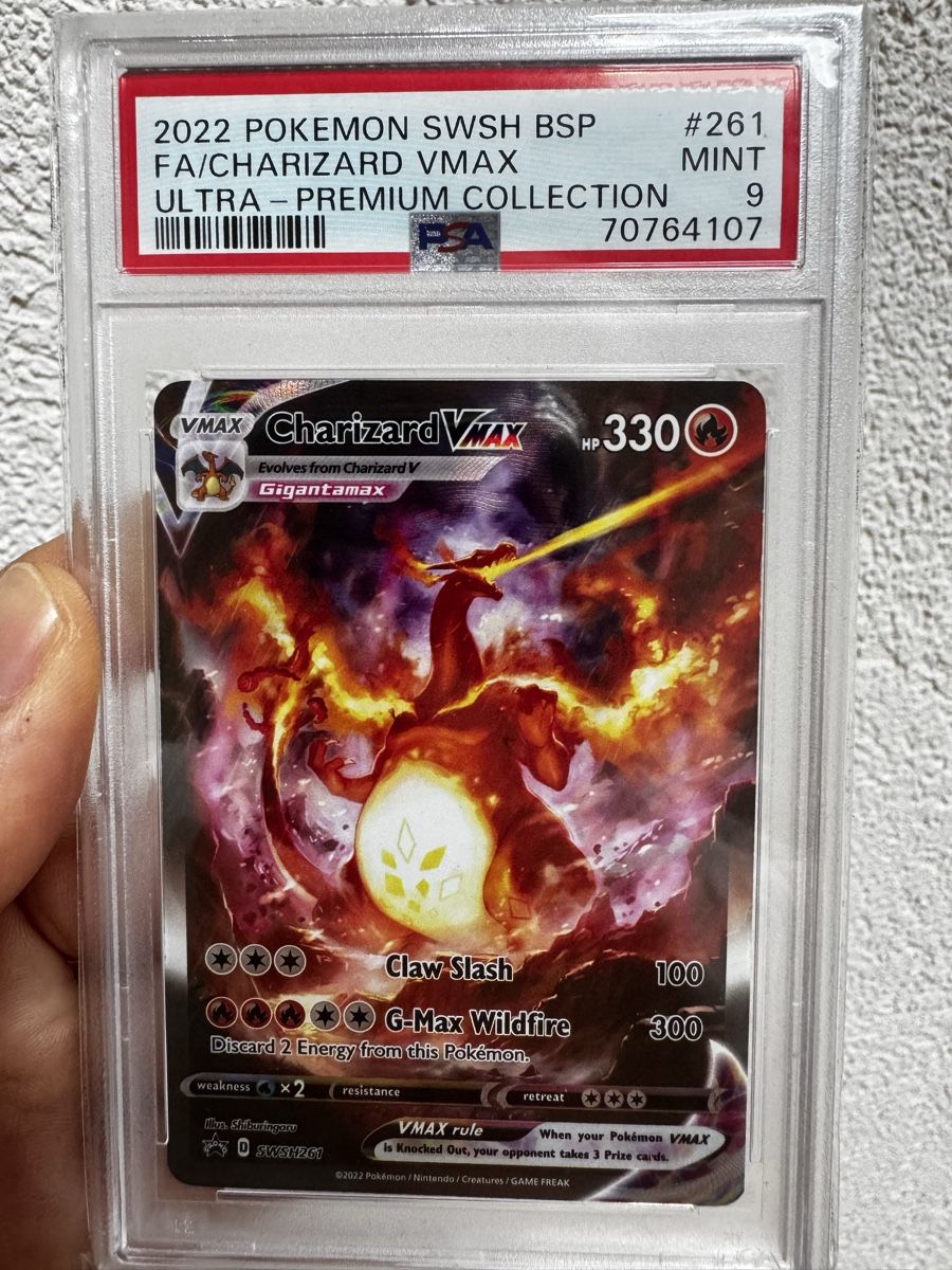 Pokémon Sammelbilder & Trading cards: Charizard VMax #SWSH261 psa9 – Neu (gemäss Beschreibung) aus Confignon von Pol2587