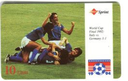 Telefonkarte "Fussball". USA