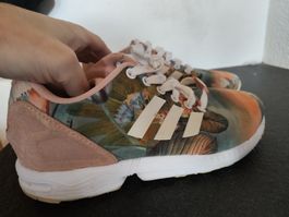 Adidas ZX Flux Damen Turnschuhe Grösse 36.5 Blumenmuster