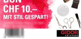 Gidor: Fr. 10.- Rabatt ab Fr. 44.- / Coiffeur