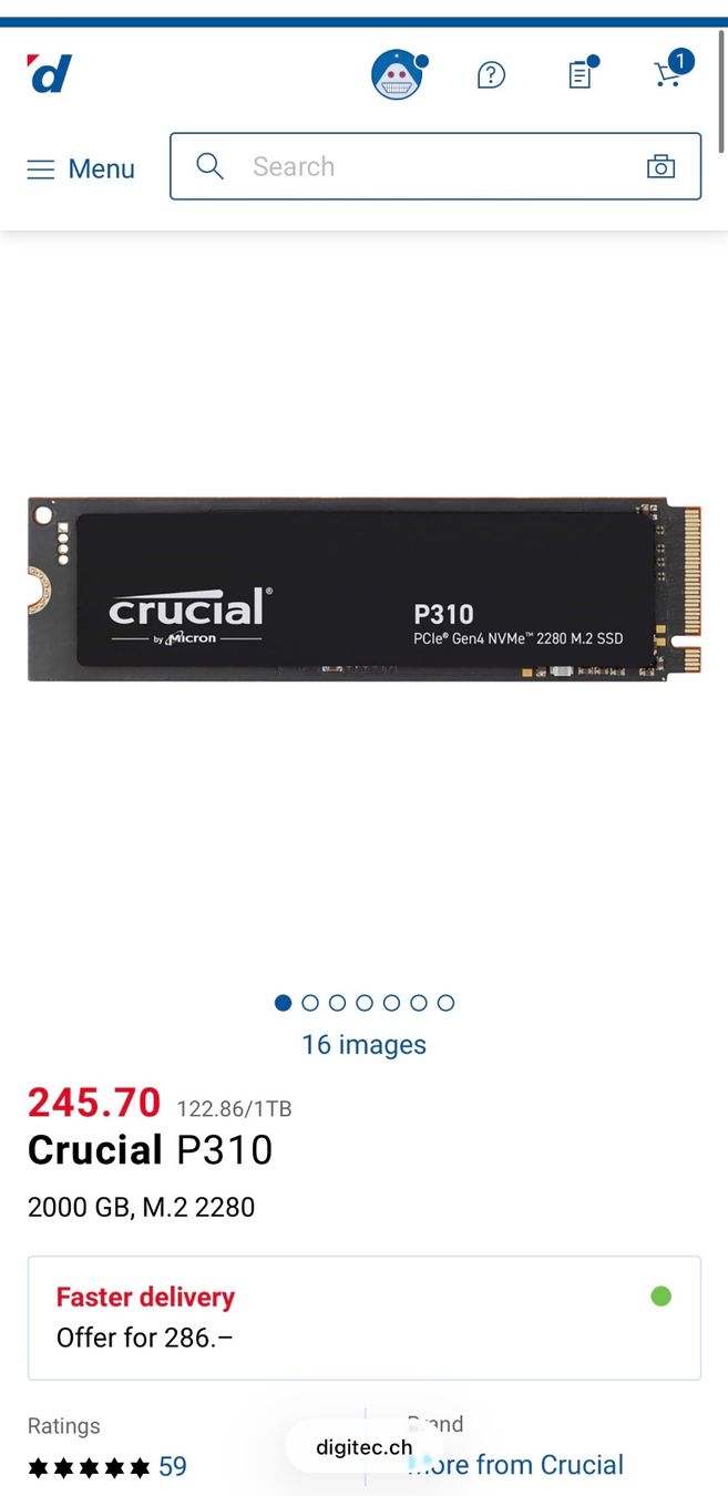 Crucial Dischi rigidi: SSD Crucial P3 Plus 2TB Neuf – Usato da Neuchâtel venduto da Bakhsh 3