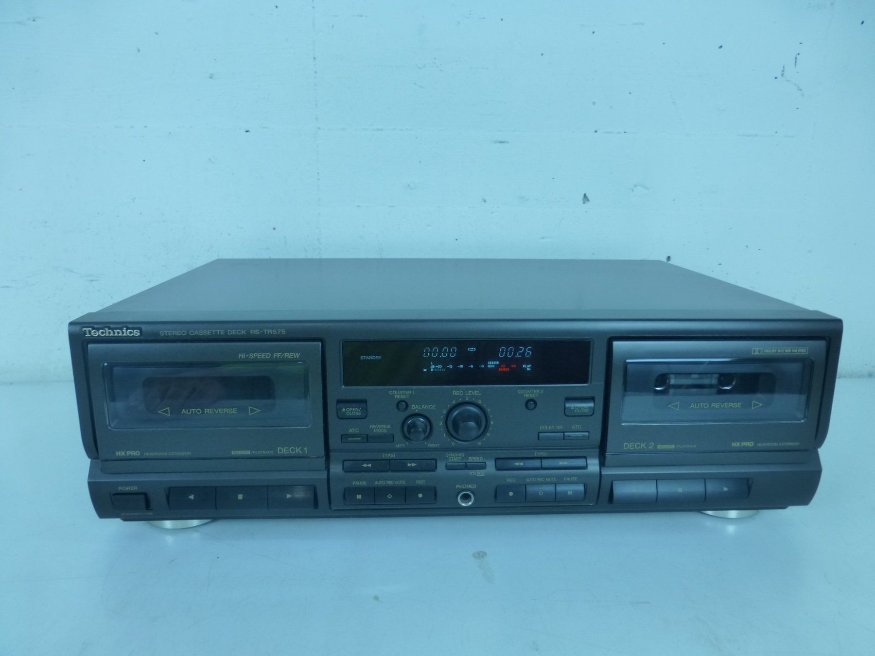Technics Audio- & Mediensysteme: Technics RS-TR575 Doppel Kassettengerät – Gebraucht aus Fahrweid von gruenezahn 3