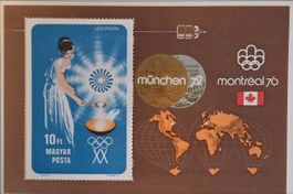 Ungarn 1973 Olympia Muench. 72 - Montreal 76 Block MNH