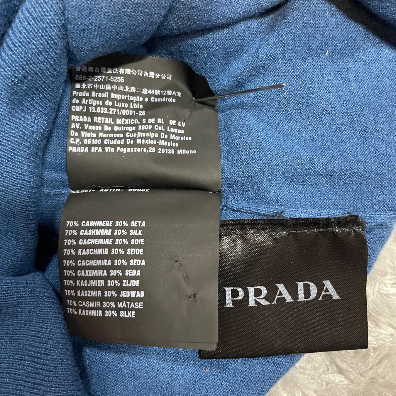Prada Maglioni & Felpe: Prada Kaschmir-Seide Pullover Blau Gr. 52 – Usato da Bubikon venduto da SwissSecondLife 6