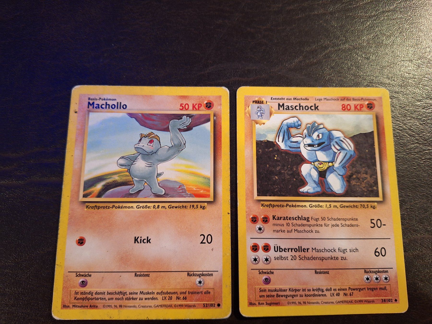Pokemon Karten Machollo & Maschock (Gebraucht) in Recherswil für CHF 2 ...