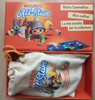 MIGROS All-Stars Sammelbox mit Kugeln neuwertig