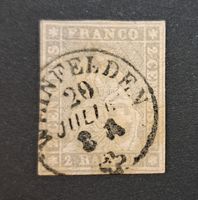 Strubel SBK 21G mit fast Vollstempel Weinfelden, vollrandig