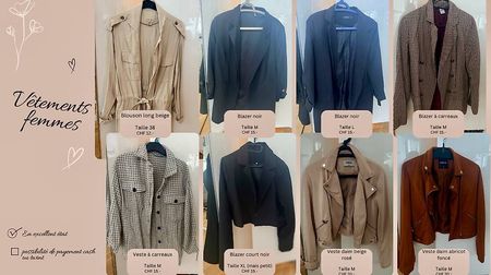 Divers vestes en blazers femme