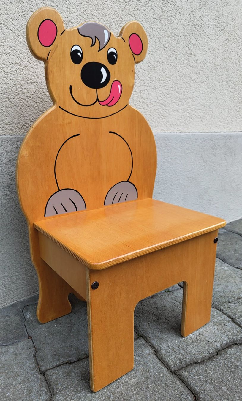 Sedie: Kindermöbel / Stuhl Bär natur – Nuovo (secondo la descrizione) da Stettfurt venduto da deltacharlie1 2