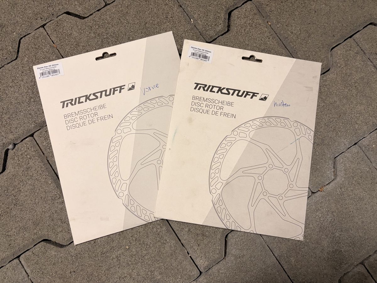 Ersatzteile: Trickstuff Dächle HD Bremsscheiben 203mm inkl. Power 170 – Gebraucht aus Gebenstorf von Stan-81