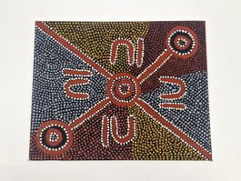 "Dot" Malerei der Australischen Aborigines Matala