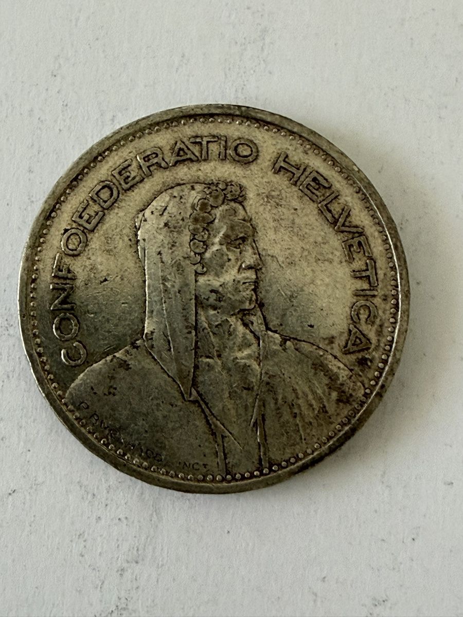 Tutti le monete: 5.- 1952  (50) – Usato da Ballwil venduto da lukyluciano21 1