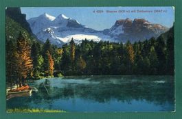 Blausee mit Doldenhorn, 1928, gelaufen