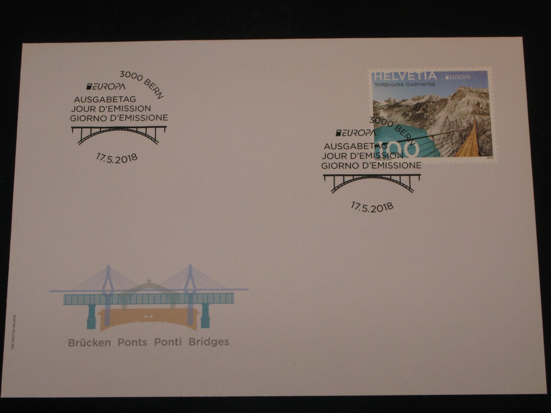 Tutti i francobolli: Werbemarken Europa FDC 2018 Nr. 1684 – Usato da Riken AG venduto da HEROWE