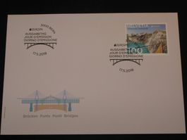 Werbemarken Europa FDC 2018 Nr. 1684