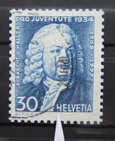 ABART PRO JUVENTUTE 1934 : "H" VON HELVETIA