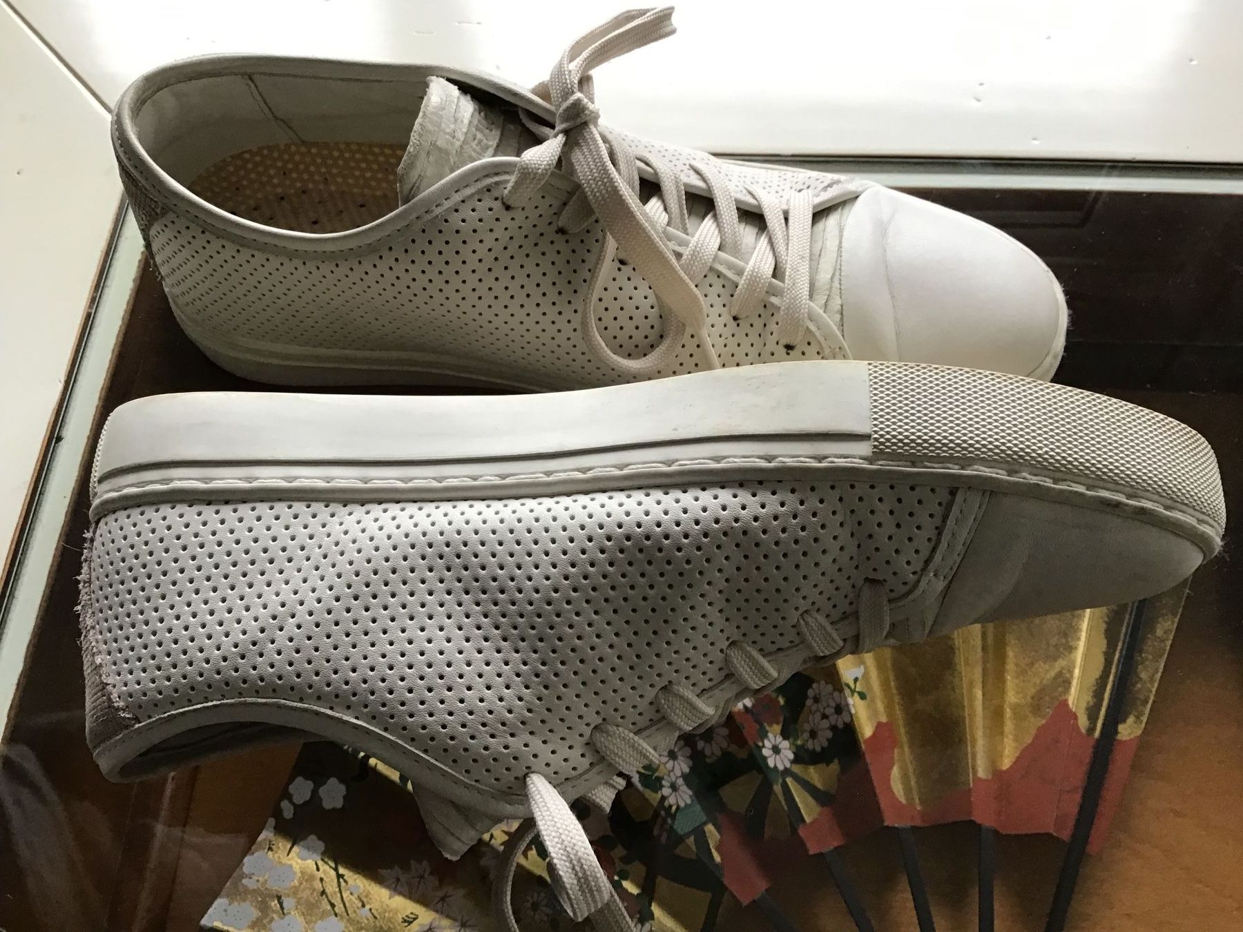 Scarpe da donna: CRIME LONDON weisse Echtleder Sneaker – Usato da Besazio venduto da lionheart63 5
