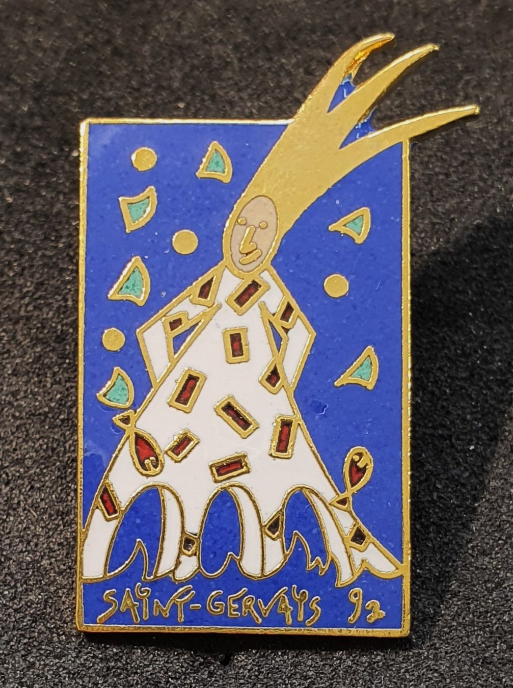 Placchette & Badge: BB933 - Pin Saint Gervais '92 – Usato da Reinach BL venduto da Boston-Verkauf