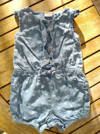 Sommerlicher Jeans Jumpsuit, Grösse 62, Top Zustand!