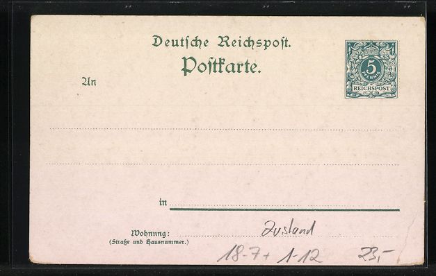 Cancelleria postale: Litho Dresden, Kgl. Residenzschloss und  – Usato da Berlin venduto da bartko-reher 1