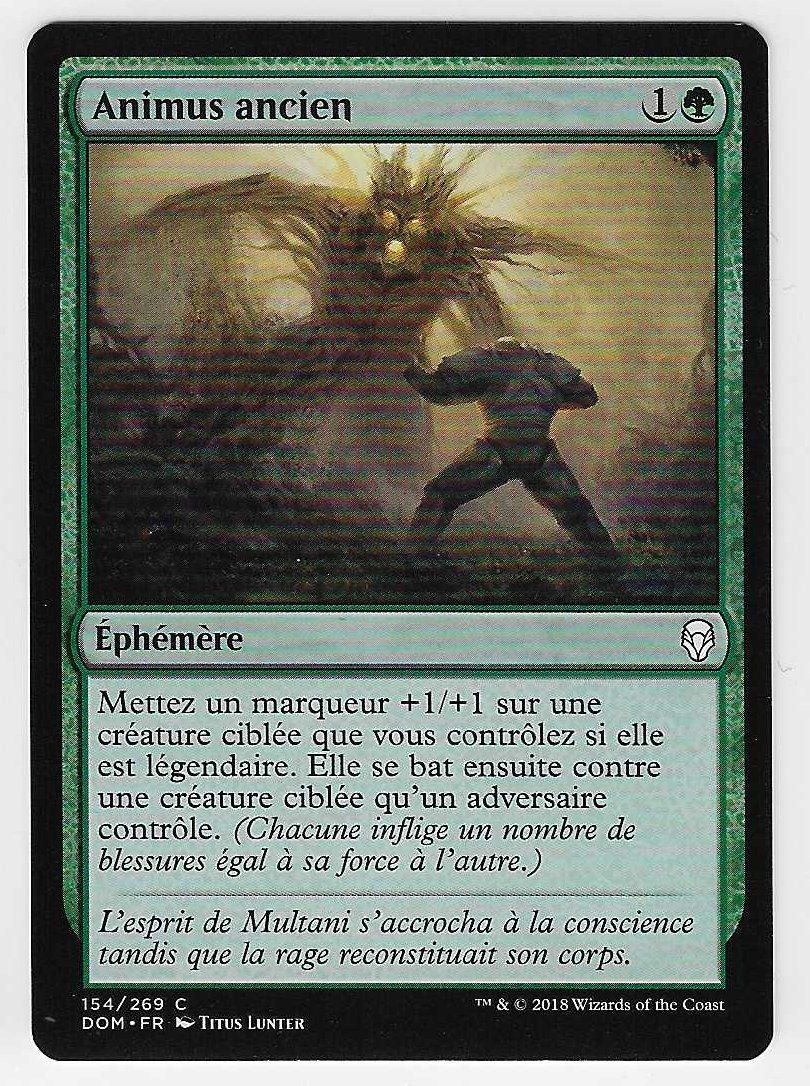 Magic The Gathering Carte collezionabili: [MTG] Ancient Animus [fr] – Usato da Nyon venduto da LucidumMTG