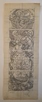 Lill Tschudi Original Zeichnung handsigniert 75x28cm