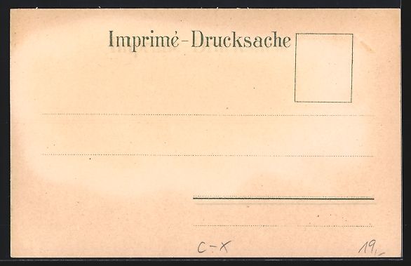 Cartoline postali: Winter-Lithographie St. Gallen, Panorama – Usato da Berlin venduto da bartko-reher 1