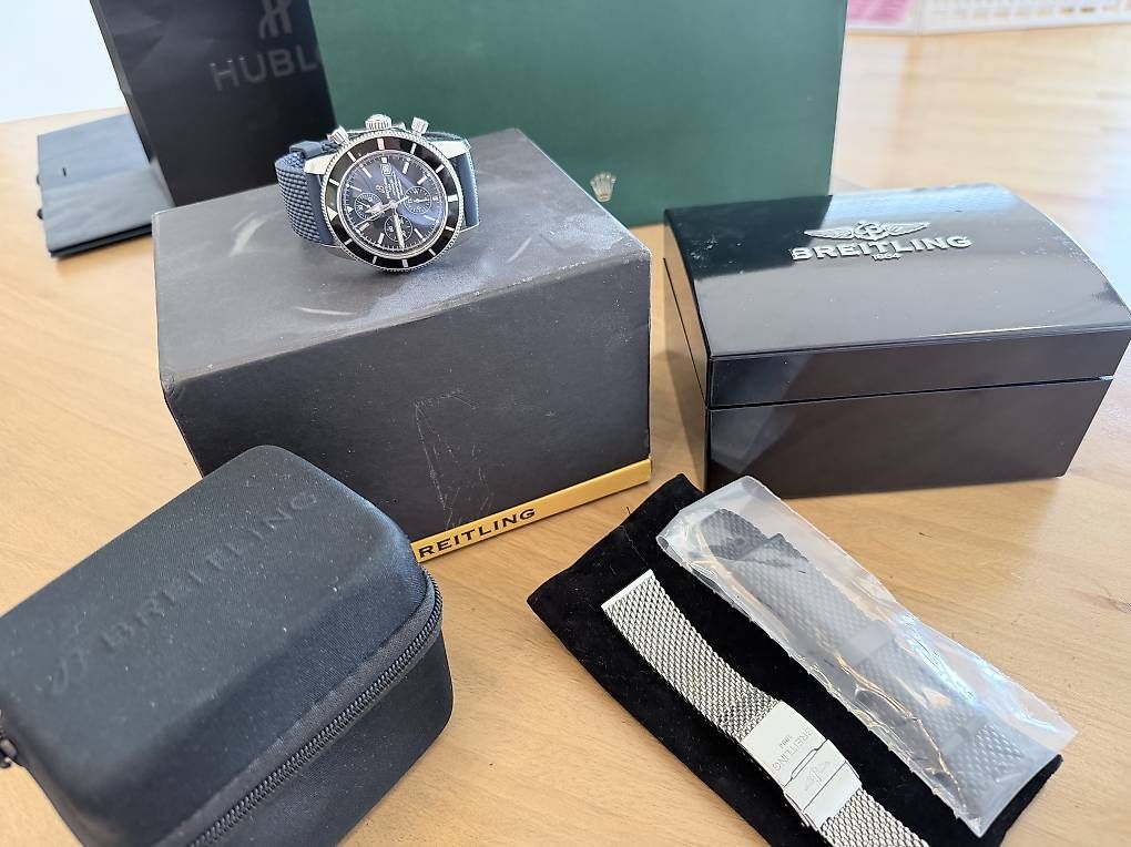 Orologi: Breitling Superocean Héritage Chronograph 46 selten Fullset  – Usato da Zumikon venduto da Marin1986 4