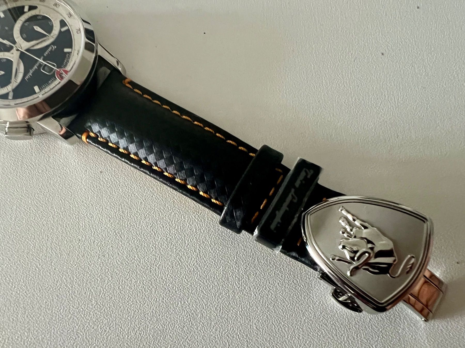 Lamborghini Uhren: LAMBORGHINI 1947 Automatic Chronograph Ltd.x/100, SRP 3300.- – Neu und originalverpackt aus Le Mont-sur-Lausanne von LycaGallery 7