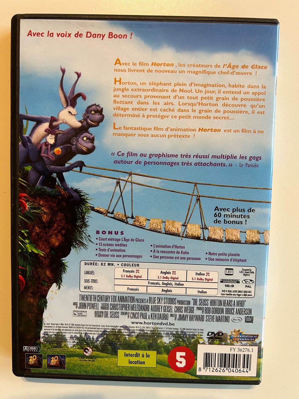Alle DVDs: HORTON – Gebraucht aus St-Cierges von Crisi53 1