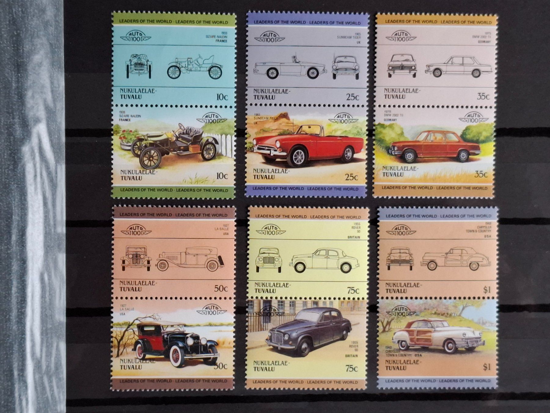 Tutti i francobolli: Nukulaelae Tuvalu 1985 Automobile. Postfrisch. – Nuovo (secondo la descrizione) da Schaffhausen venduto da R_Muzh
