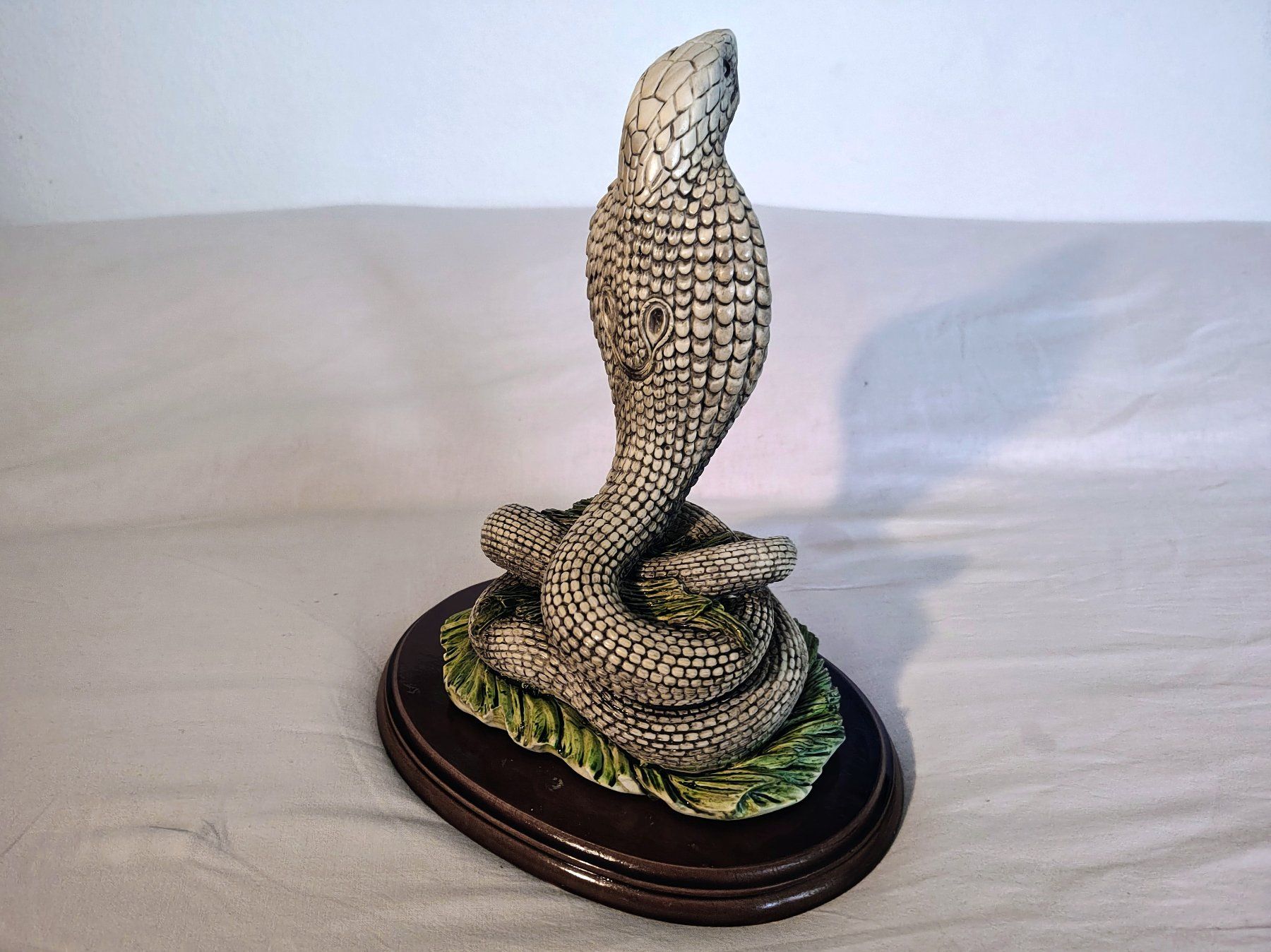 Statuette: Tierfigur Deko Lebensecht Schlange Cobra – Usato da Rüti ZH venduto da Prostias 3