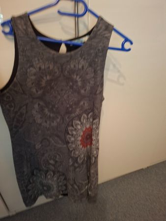 Desigual Damen Oberteil grau Gr. L Neuwertig