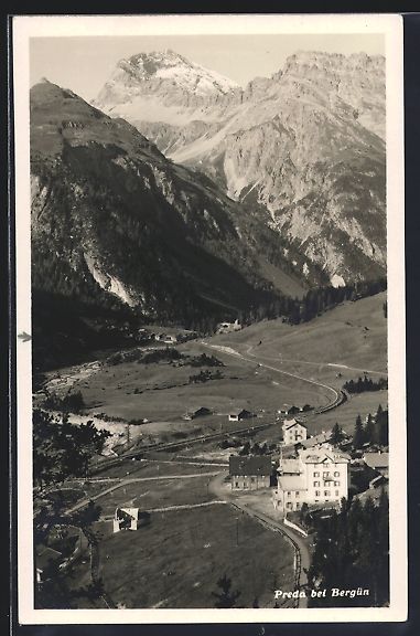 Cartes postales: Preda, Ortsansicht von einer Anhöhe aus – D'occasion à Berlin par bartko-reher