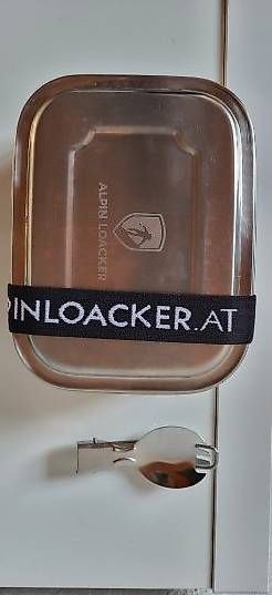 Contenitori & Simili: Lunchbox Edelstahl von Alpinloacker – Usato da Duggingen venduto da lot-of-fun